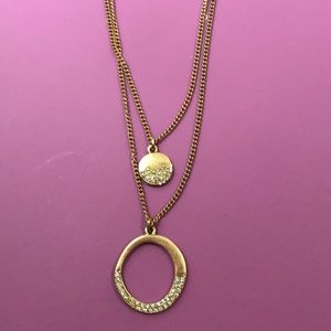 Double Strand Gold Necklace